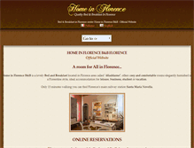 Tablet Screenshot of homeinflorence.com